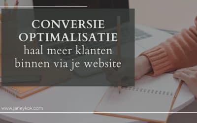 Conversie-optimalisatie: haal meer klanten binnen via je website